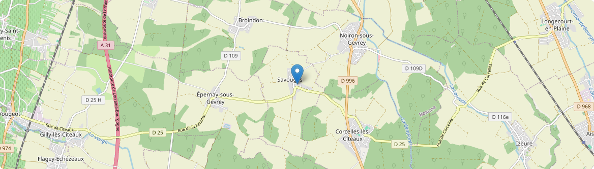 Savouges - Carte