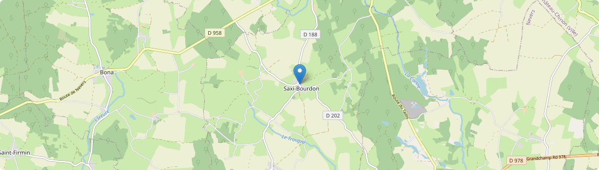 Saxi-Bourdon - Carte