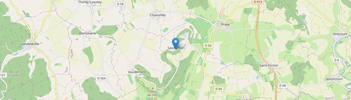 Saxon-Sion - Carte