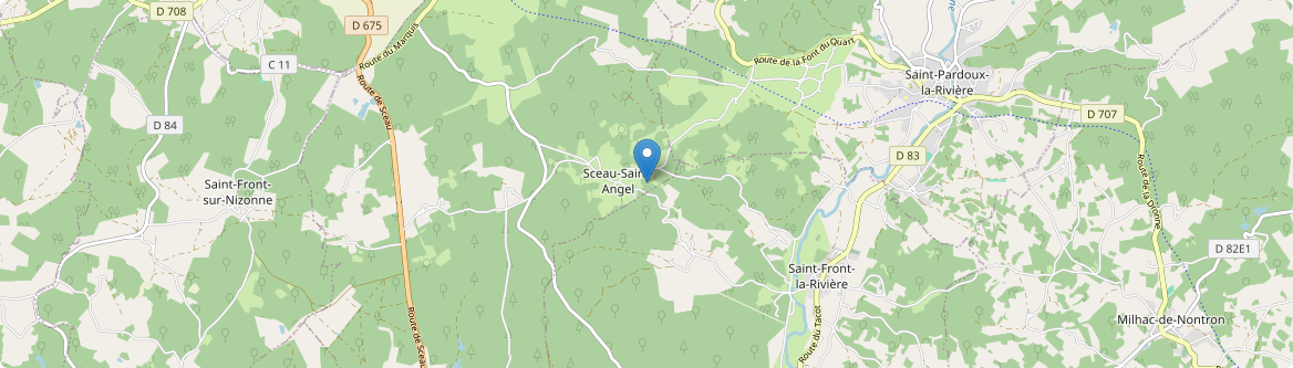 Sceau-Saint-Angel - Carte