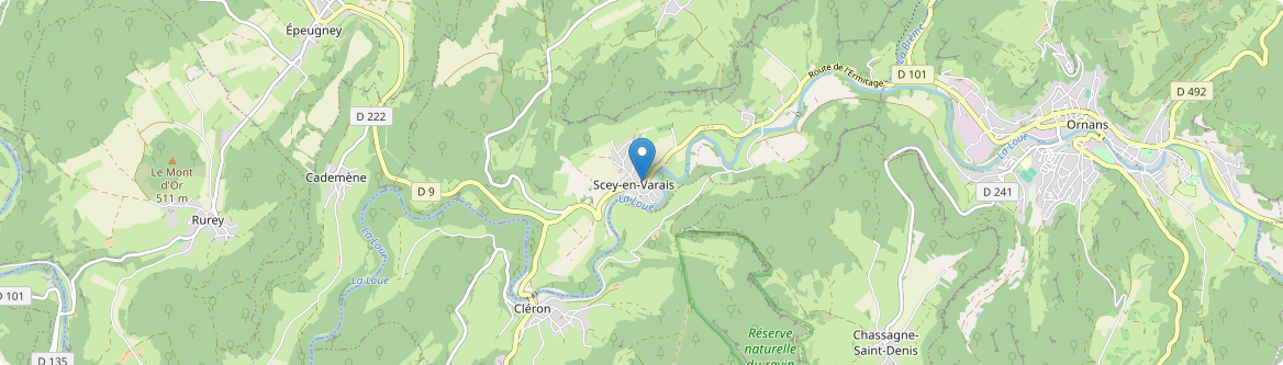 Scey-Maisières - Carte