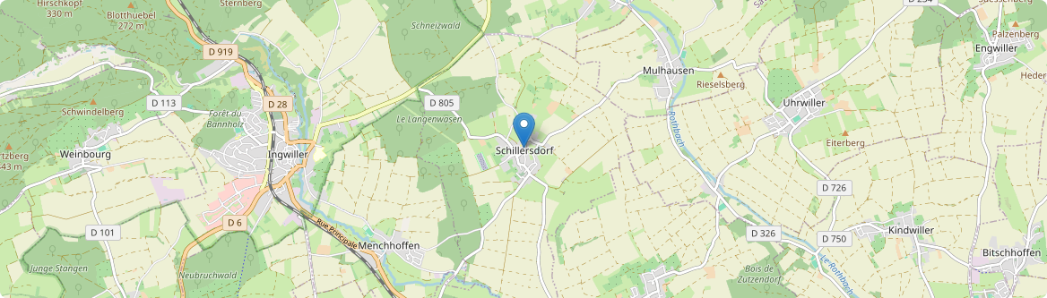 Schillersdorf - Carte