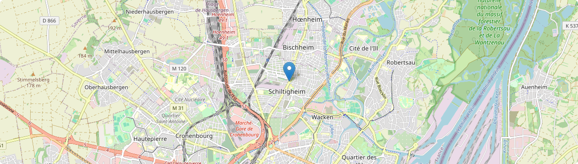 Schiltigheim - Carte