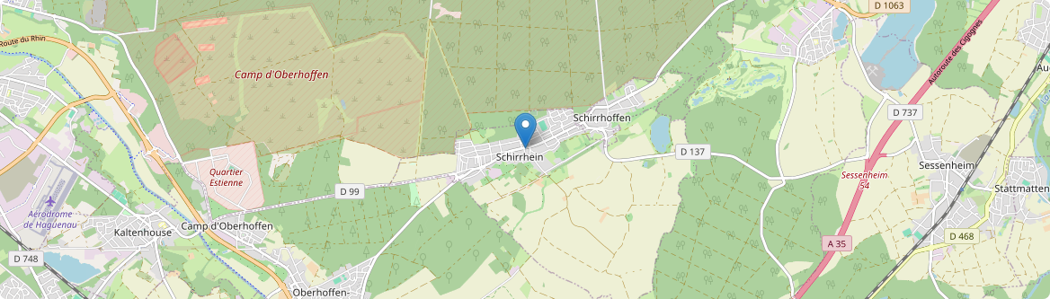 Schirrhein - Carte