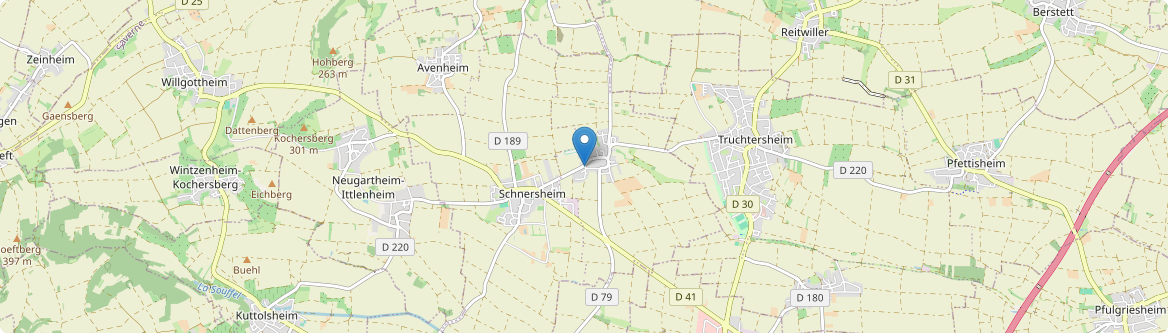 Schnersheim - Carte