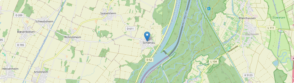 Schœnau - Carte