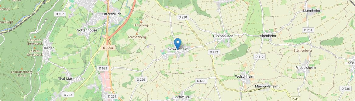 Schwenheim - Carte