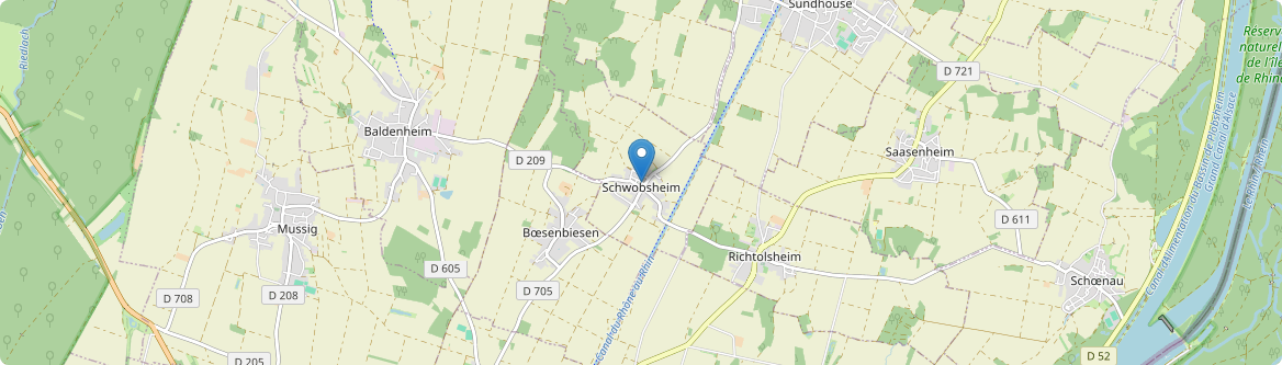 Schwobsheim - Carte