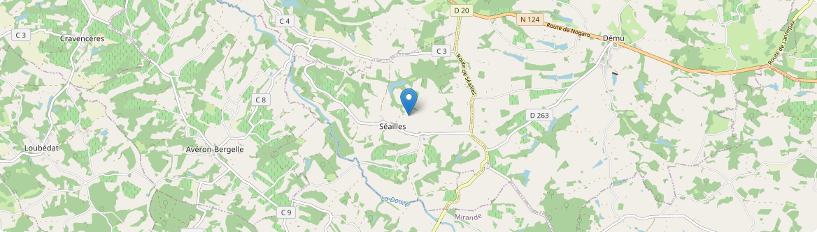 Séailles - Carte