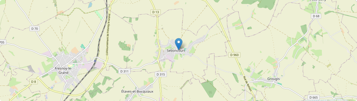 Seboncourt - Carte