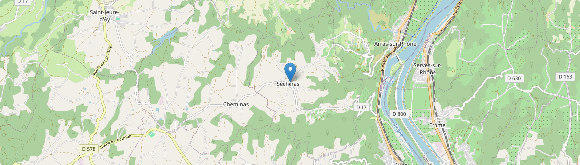 Sécheras - Carte