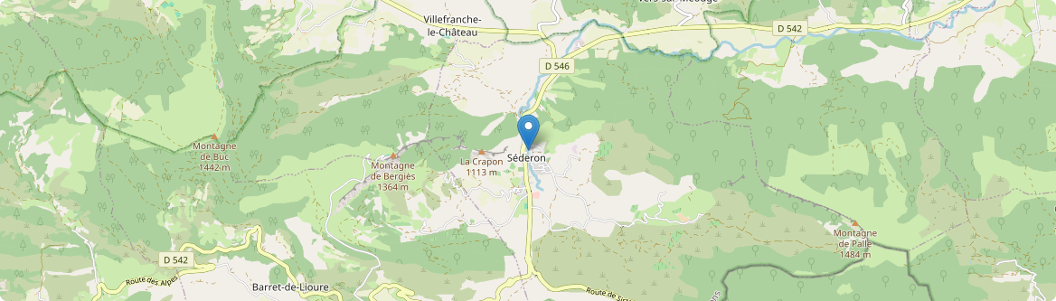 Séderon - Carte