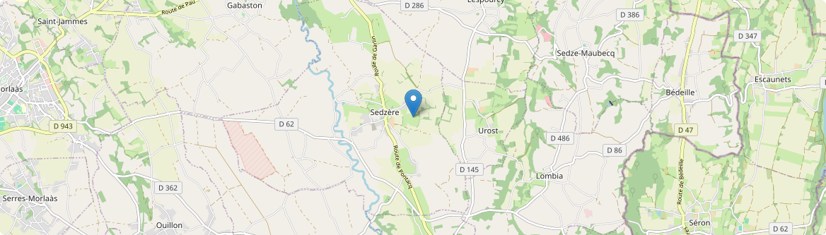 Sedzère - Carte