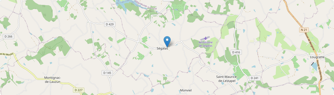 Ségalas - Carte