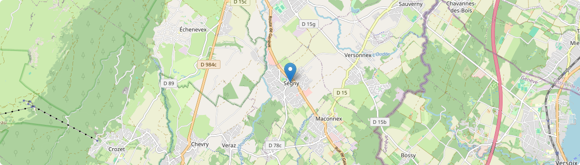 Ségny - Carte