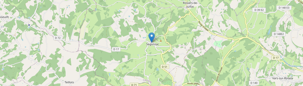 Segonzac - Carte