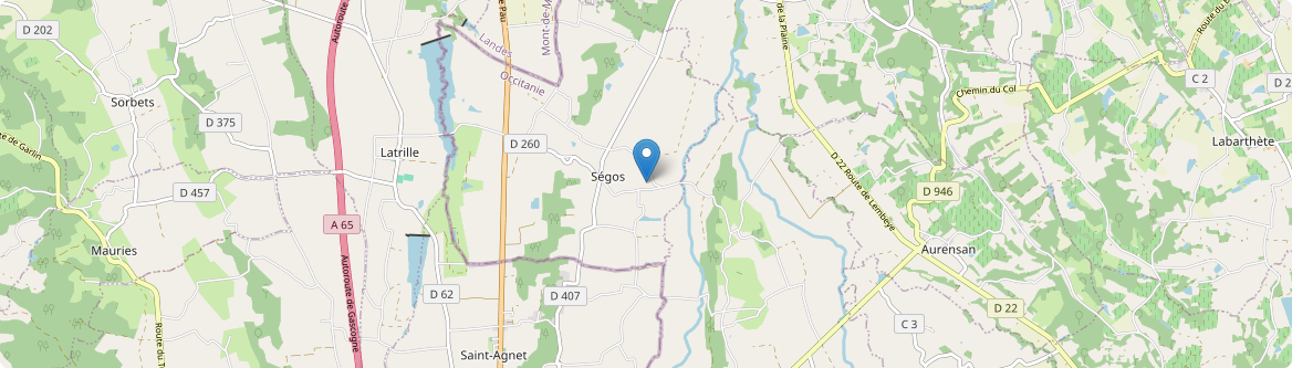 Ségos - Carte