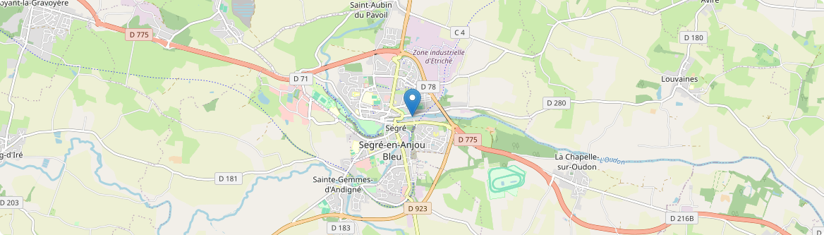 Segré-en-Anjou Bleu - Carte