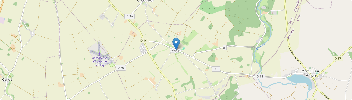 Ségry - Carte