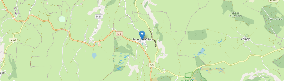 Ségur-les-Villas - Carte