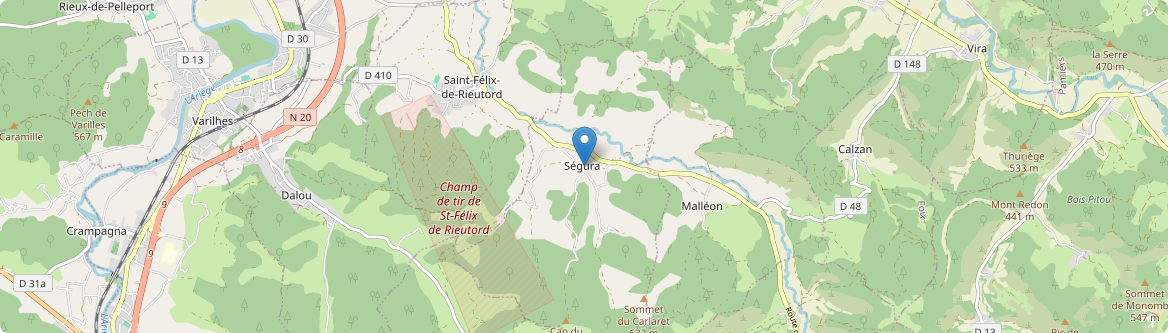 Ségura - Carte