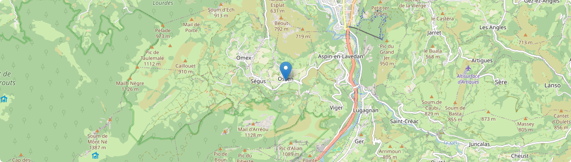 Ségus - Carte