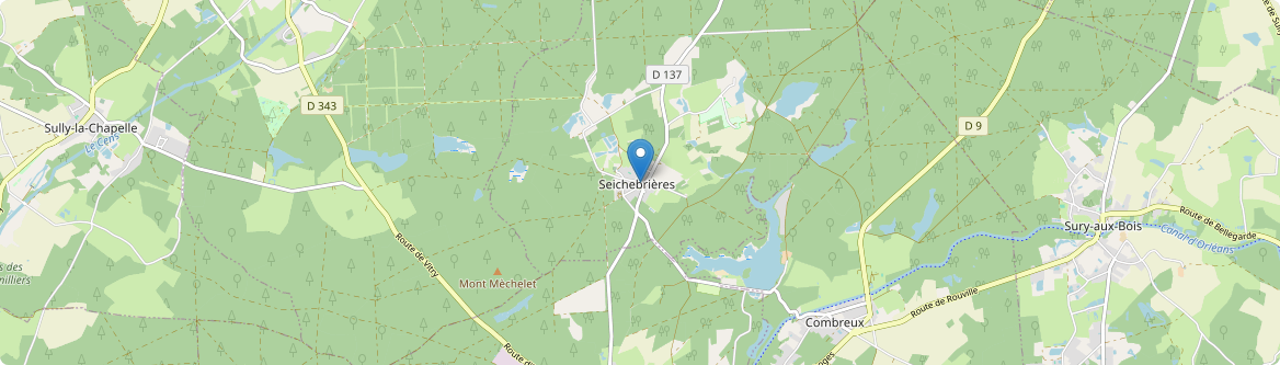Seichebrières - Carte