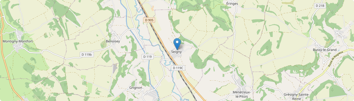 Seigny - Carte