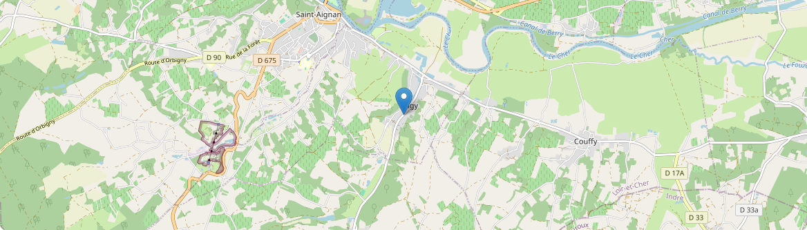 Seigy - Carte