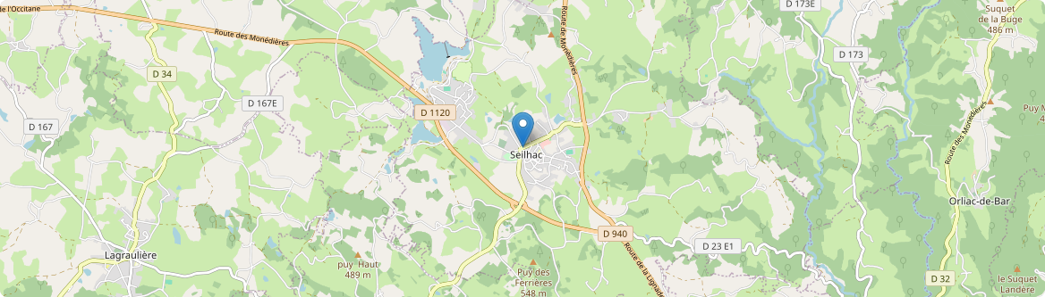Seilhac - Carte