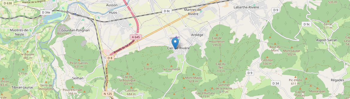 Seilhan - Carte