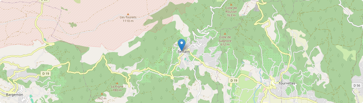Seillans - Carte