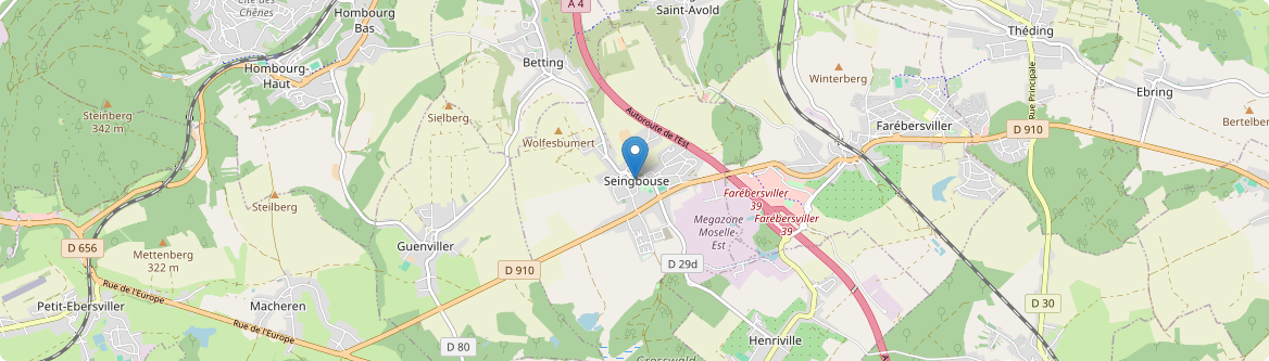 Seingbouse - Carte