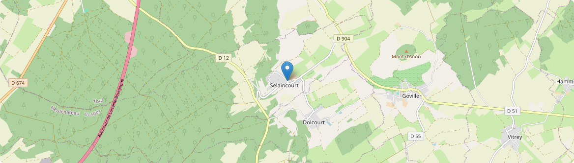 Selaincourt - Carte