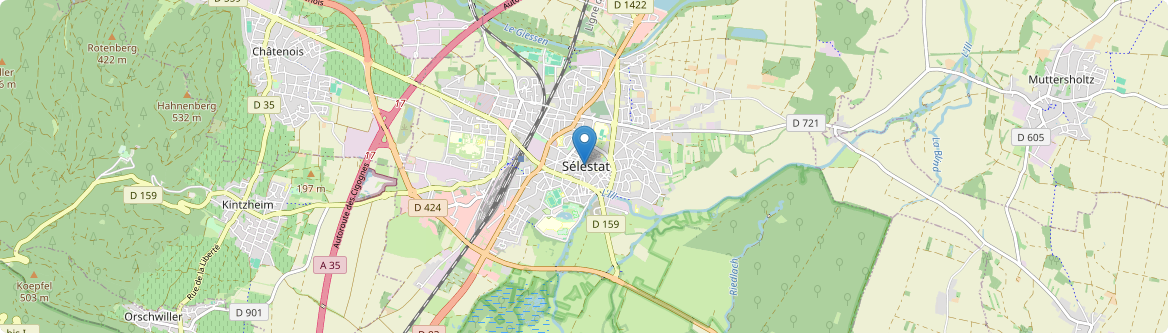 Sélestat - Carte