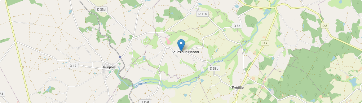Selles-sur-Nahon - Carte