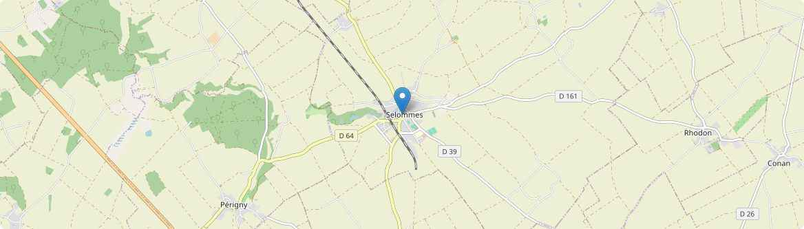 Selommes - Carte