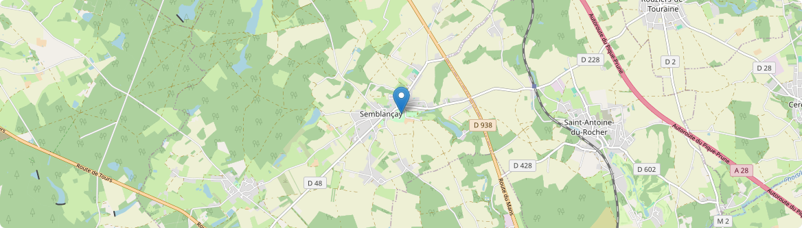 Semblançay - Carte