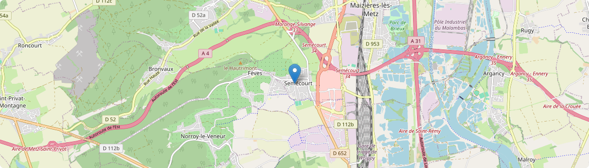 Semécourt - Carte