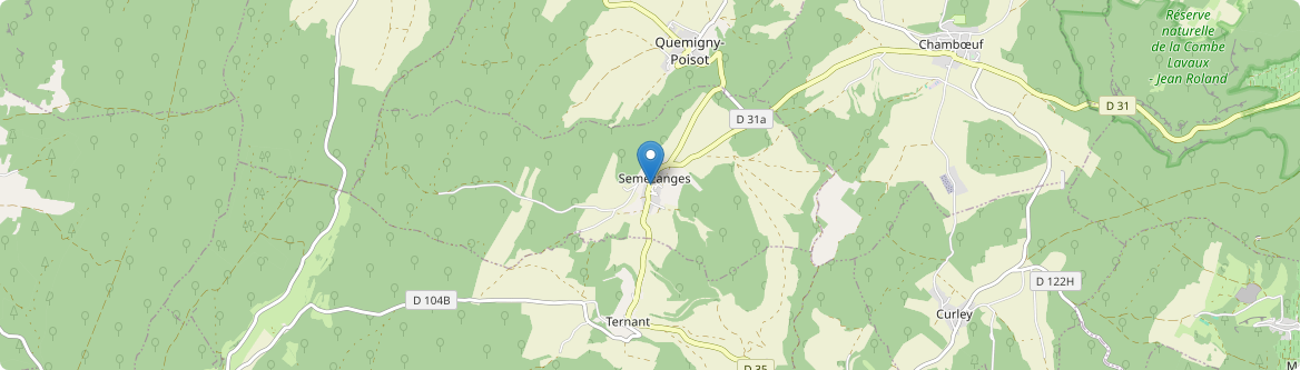 Semezanges - Carte