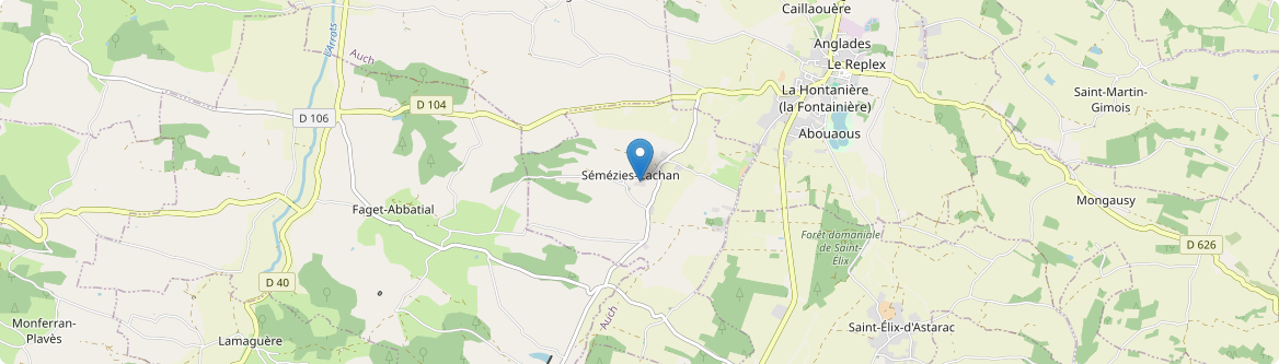 Sémézies-Cachan - Carte