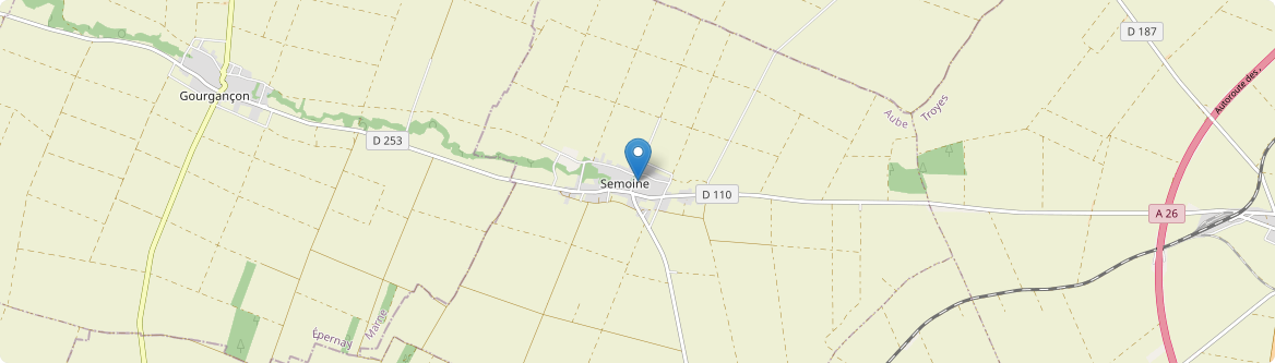 Semoine - Carte