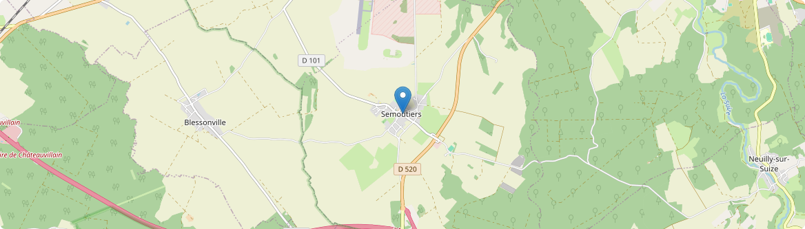 Semoutiers-Montsaon - Carte