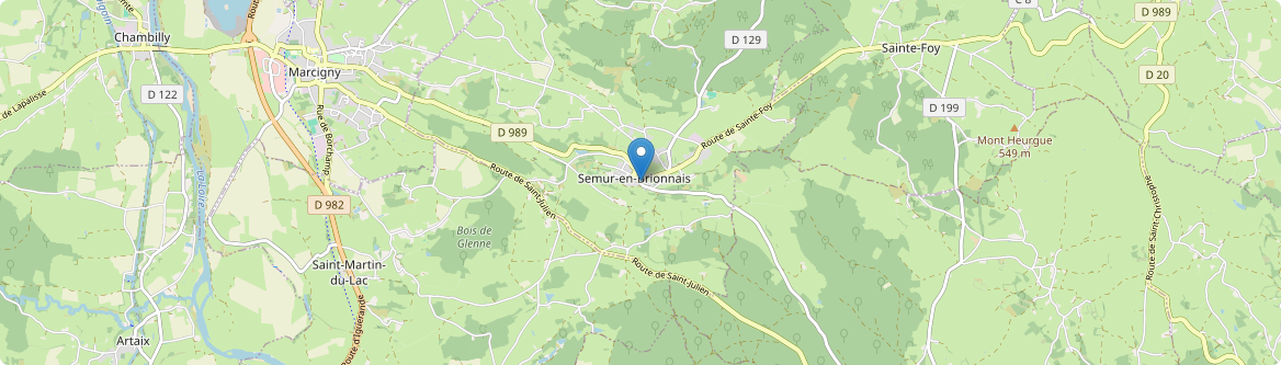 Semur-en-Brionnais - Carte