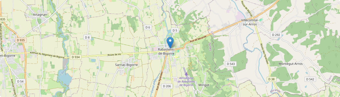 Sénac - Carte
