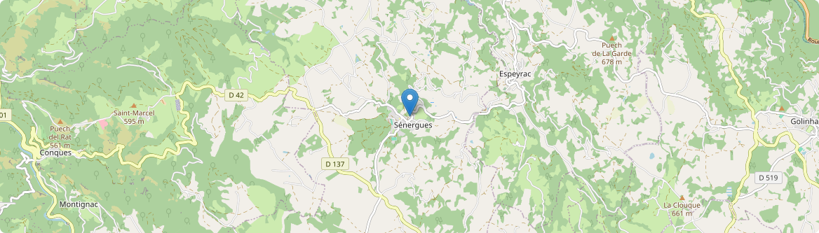 Sénergues - Carte