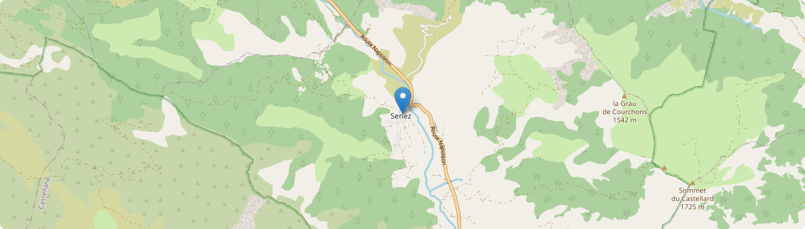 Senez - Carte