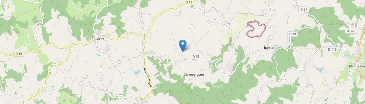 Sénezergues - Carte