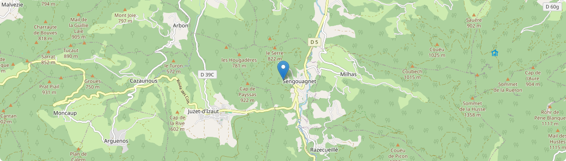 Sengouagnet - Carte