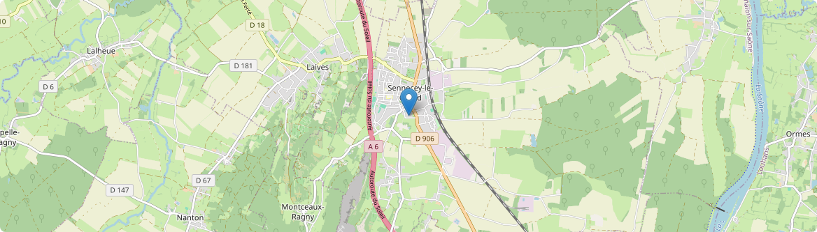 Sennecey-le-Grand - Carte